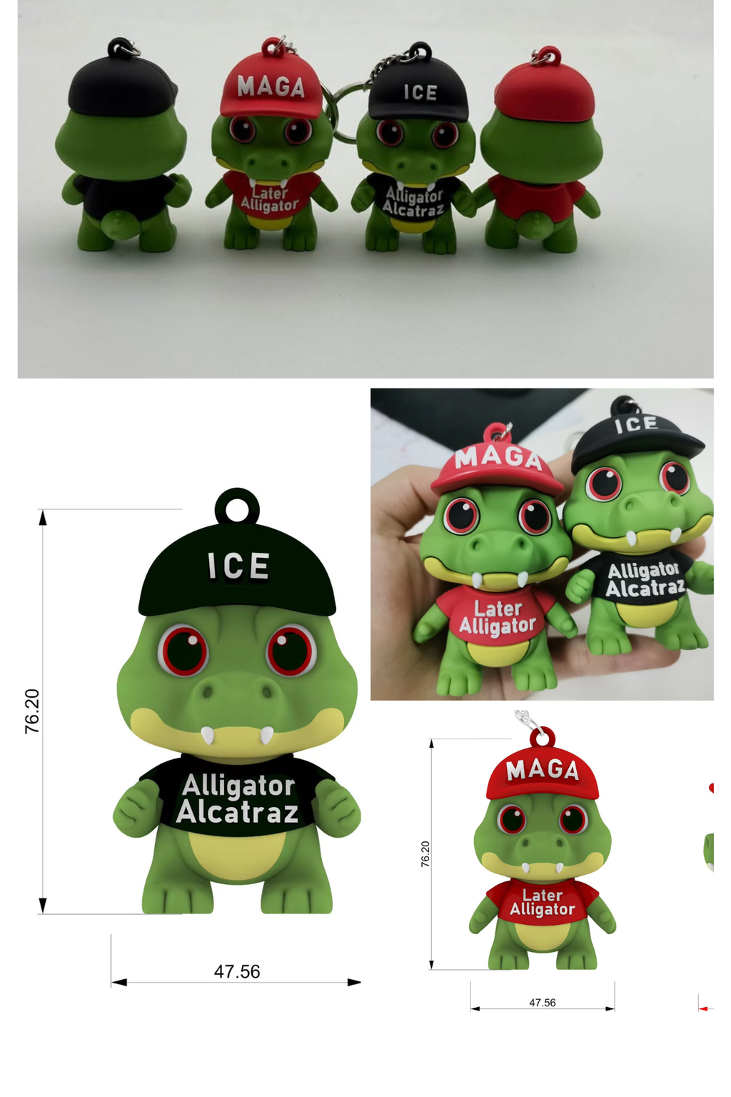 Alligator Keychain